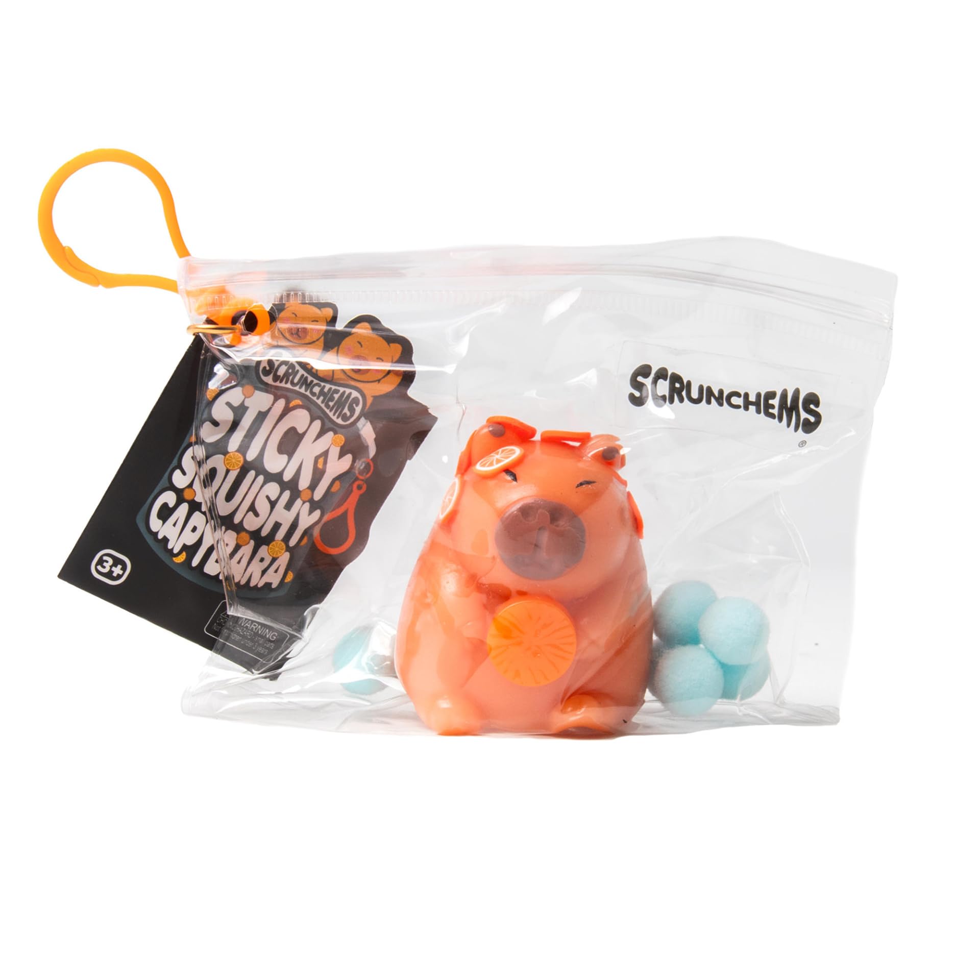 SCRUNCHEMS STICKY SQUISHY CAPYBARA