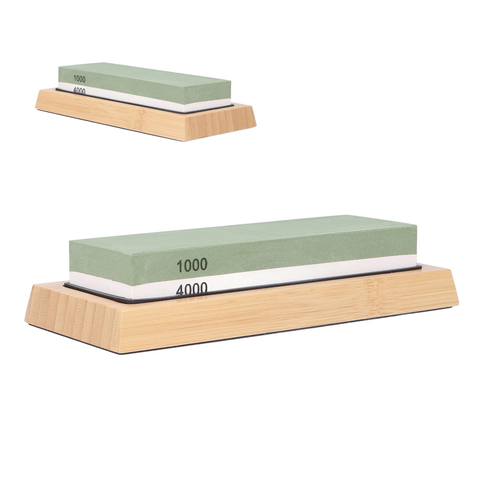 Juego de piedra para afilar cuchillos, kit de afilador de piedra de afilar profesional, grano 1000/4000 de 2 lados, herramienta de afilado de doble cara para cuchillos de cocina