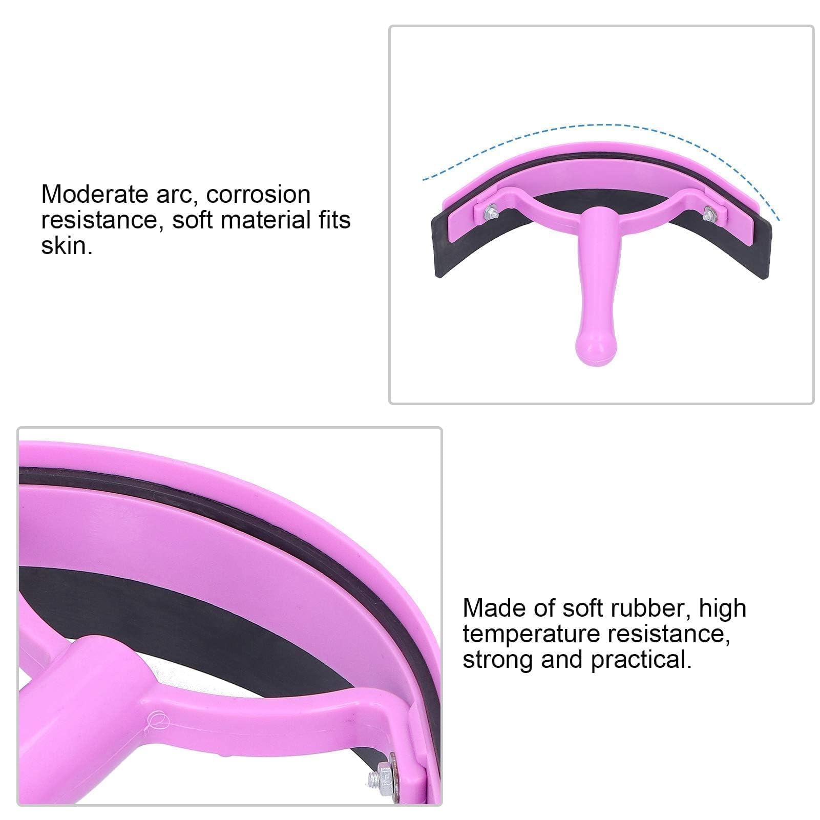 Cyrank Raspador De Goma para Caballos, Agarre Suave, Plástico, Goma, Rascador De Sudor para Caballos, Suministros De Baño para Caballos