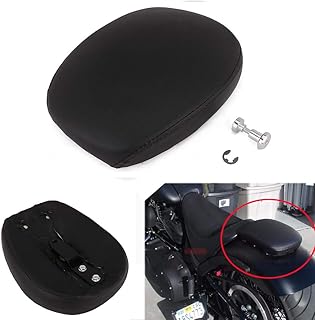 JFG RACING - Coussin de siège passager arrière de moto pour Harley Davidson Sportster Custom XL 883 1200 48 72 Nightster Roadster