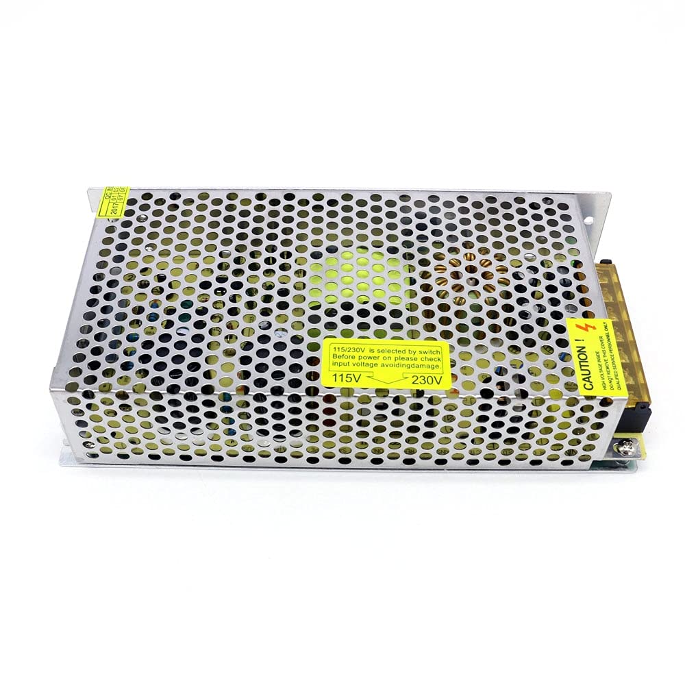 Fuente de Alimentación Conmutada Adaptador de interruptor de fuente de alimentación de transformador de metal AC 110 / 220V Para DC 12V Fuente de alimentación de conmutación 18 0W 15A Conductor
