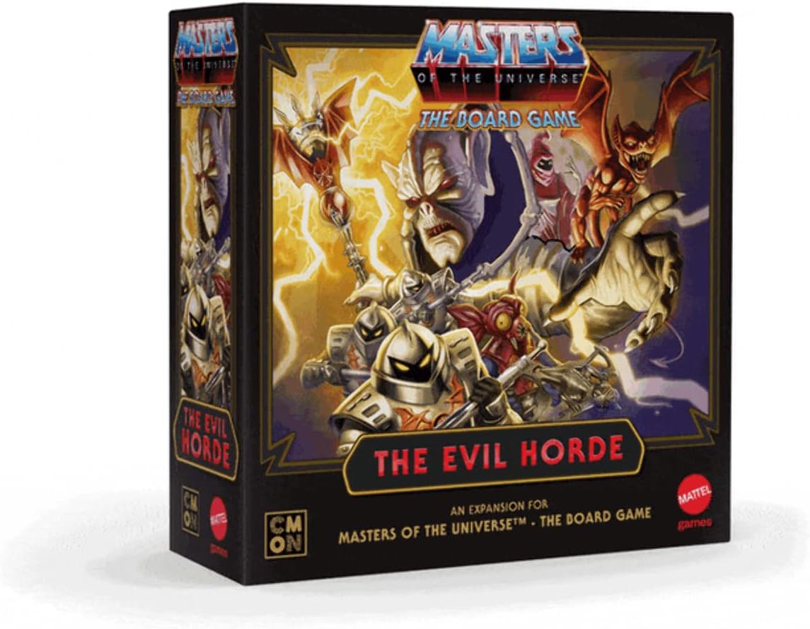 CMON Masters of The Universe The Evil Horde Board Game Expansion - Add Hordak, Grizzlor, Mantenna & Leech to Clash for Eternia for Kids & Adults, Ages 14+, 1-5 Players, 60 Minute Playtime