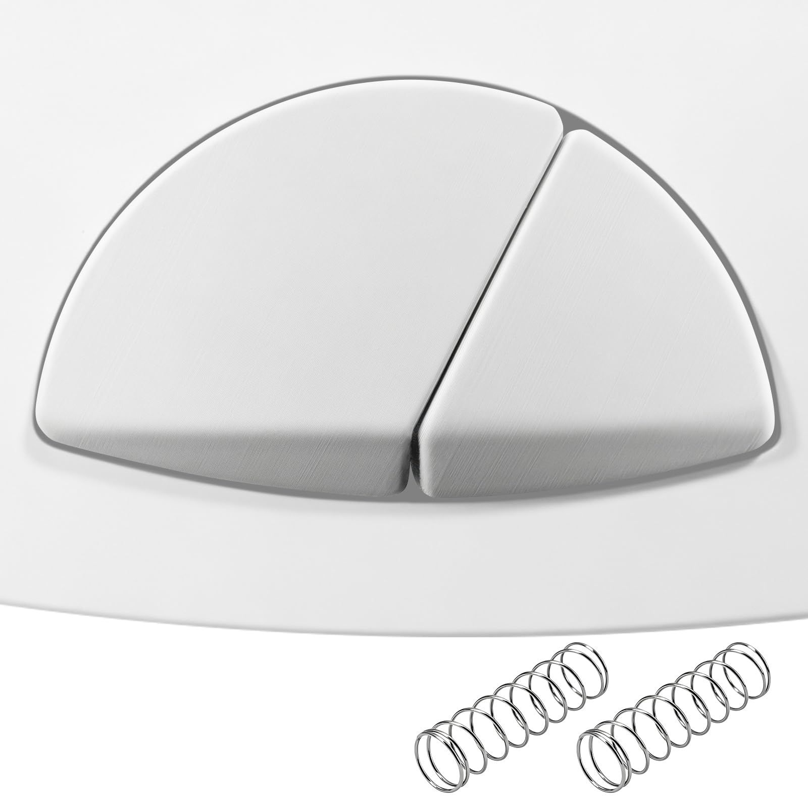 Spülkasten Drucktaster für Friatec Friabloc F100 - WC Spülkasten Ersatzteile für Friatec Friabloc F100 F200 Nr. 333401) mit Feder Set, Drucktaste für Drückerplatte Betätigungsplatte, Einfache Montage