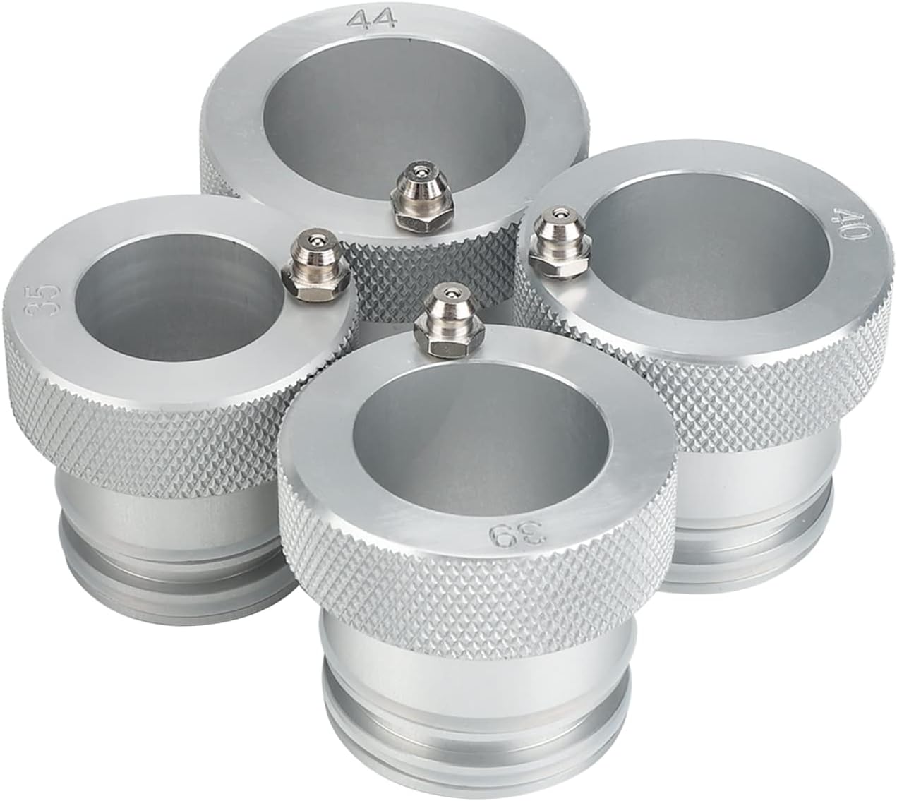 4Pcs Upgrade Wheel Bearing Greaser Tools Compatible with Ranger 800 900 XP1000 and Most UTV ATV Polaris Can-Am Maverick X3 Bearings w/Inner Dimension of 35mm+39mm+40mm+ 44mm