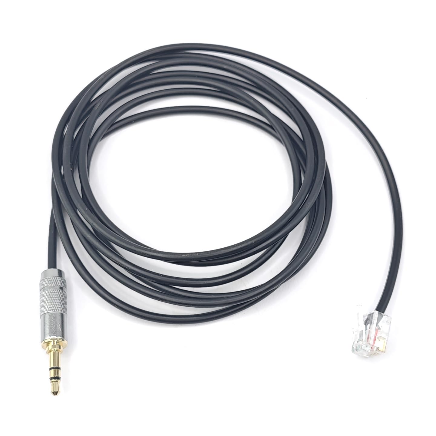 ODO LUCK 1.9 Meters Change Handbrake 3.5mm to Crystal Head Cable Adapter for Fanatec