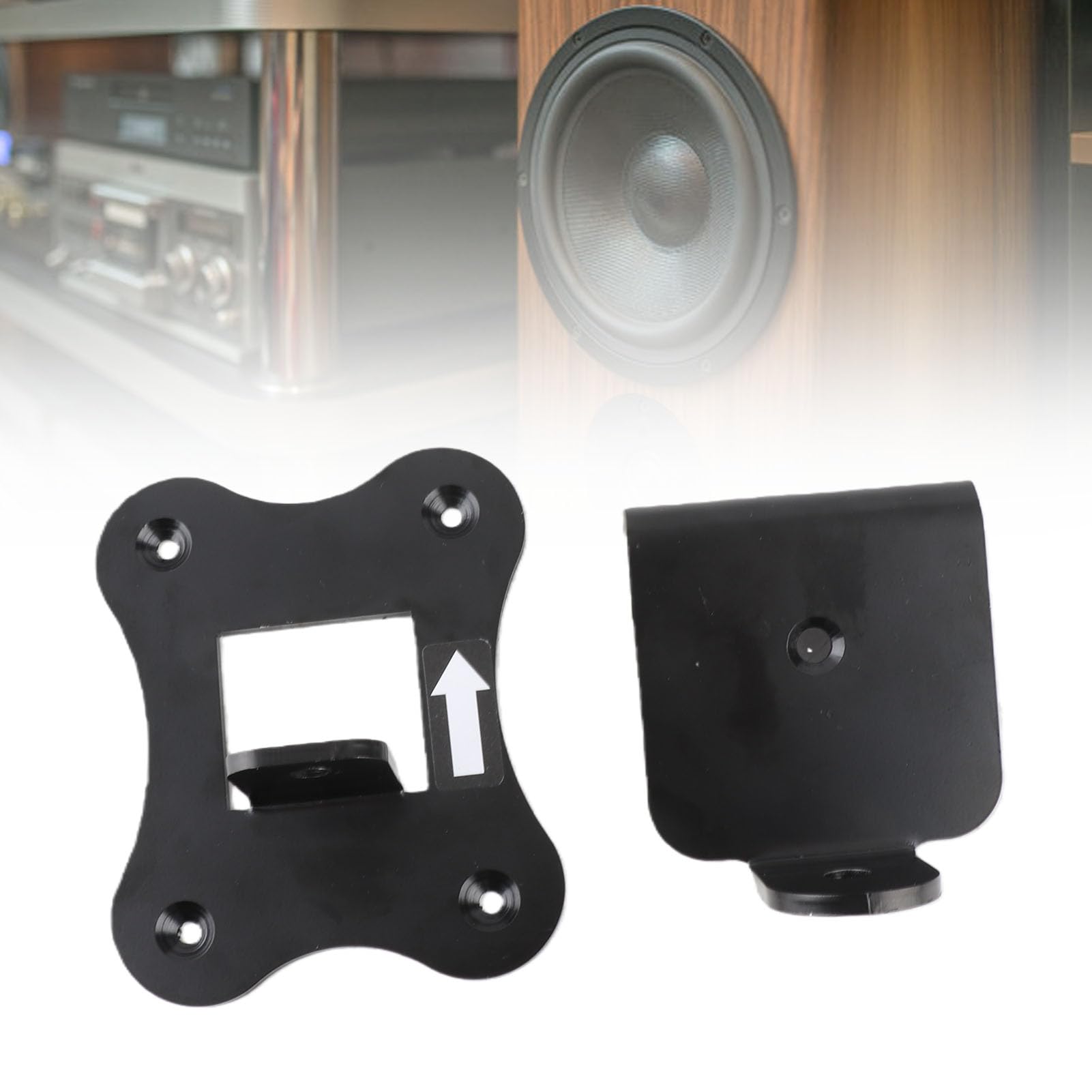 Supporti da Parete per Altoparlanti per HW Q930B HW Q930C HW Q990B HW Q990C SX Q990B, Staffa di Montaggio a Parete Regolabile in Metallo, Design Salvaspazio, Supporto