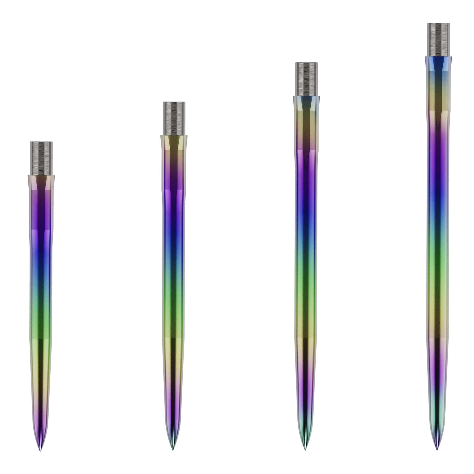 Caliburn | Replaceable Dart Points | Smooth | Rainbow | Multiple (32mm)