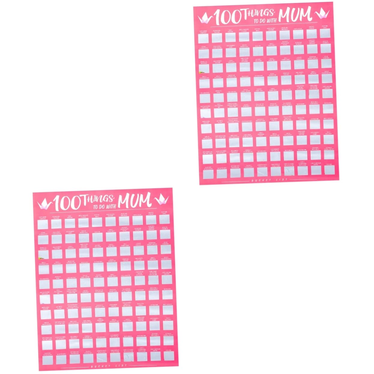 Amazon.com: USHOBE 2pcs The Gift Ramen Gifts Ornament Mini Posters Makeup Advent  Calendar 2022 Teenage Girls 100 Things 100-things To-do Poster Hanging Wish  List Wish List Poster Decorate : Home & Kitchen