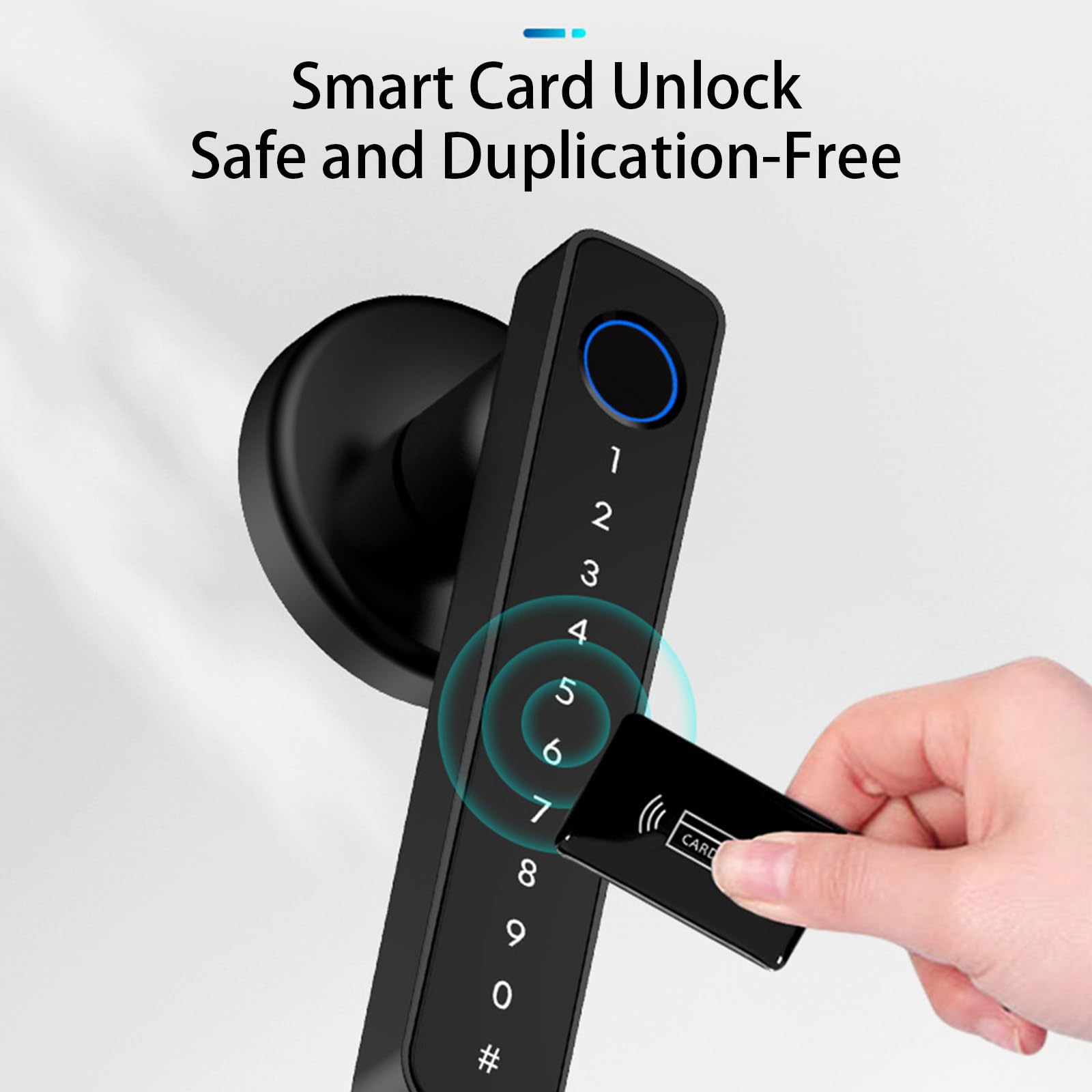 Serrure de porte intelligente sans clé avec empreinte digitale