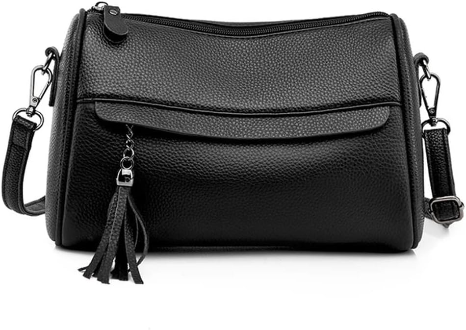 [たけち] ハンドバッグ女性タッセルメッセンジャートート牛ショルダークロスボディバッグNWomen Sac
