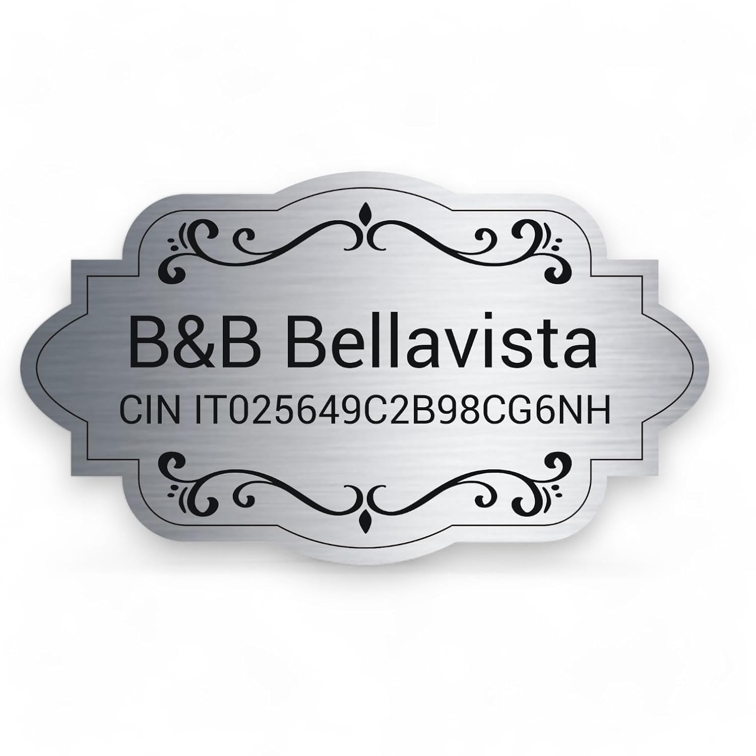 Targa Porta Ingresso Personalizzata (15x8,5 cm) Targhetta Personalizzata Esterno Incisione Laser Targhette Citofono Cassetta Postale Targhe Personalizzate Porta – Lo Realizzo®
