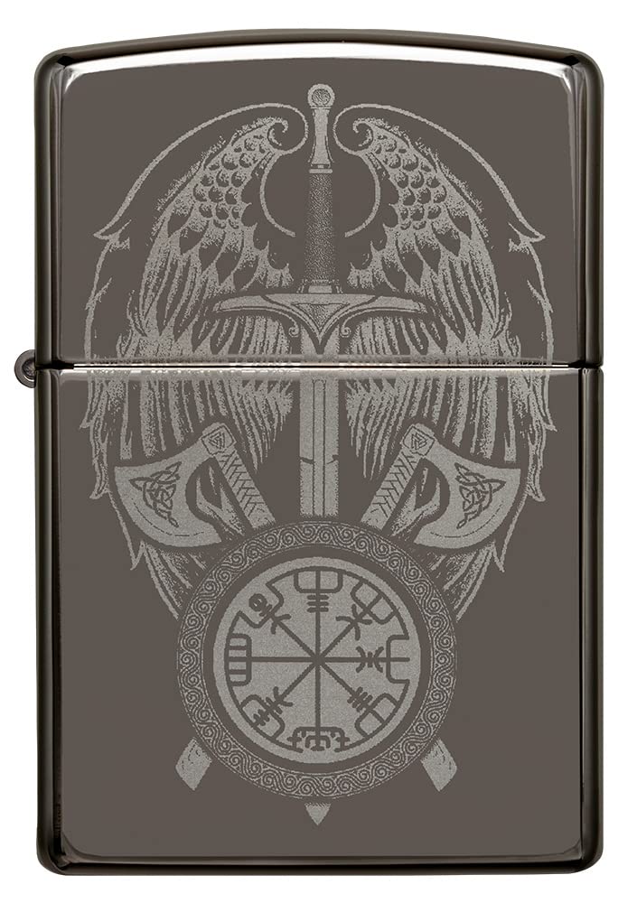 Zippo Accendino Antivento In Metallo – Cromato Con Immagine A Colori, Ricaricabile, Fiamma Regolabile – Made In USA, Confezione Regalo