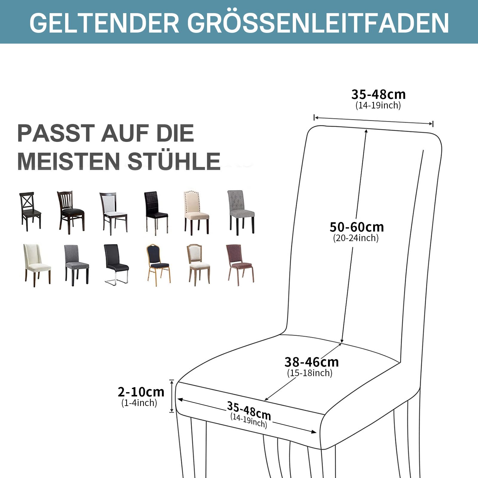 Alishomtll Stretch stoelhoezen, set van 6, universeel, modern, jacquard, waterdicht, schommelstoel, elastische hoezen, afneembare stoelhoes voor eetkamer, banket, bruiloft (bordeaux, 6 stuks