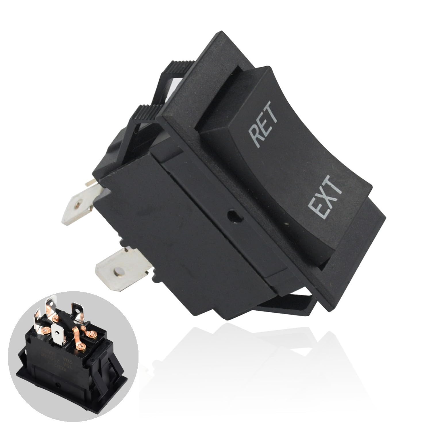 Manioiity Trailer Power Jack Switch 87570 226023, Compatible with LCI Lippert Recpro F2C Atwood Trailers Electric Tongue Jacks and Other Heavy Duty Up