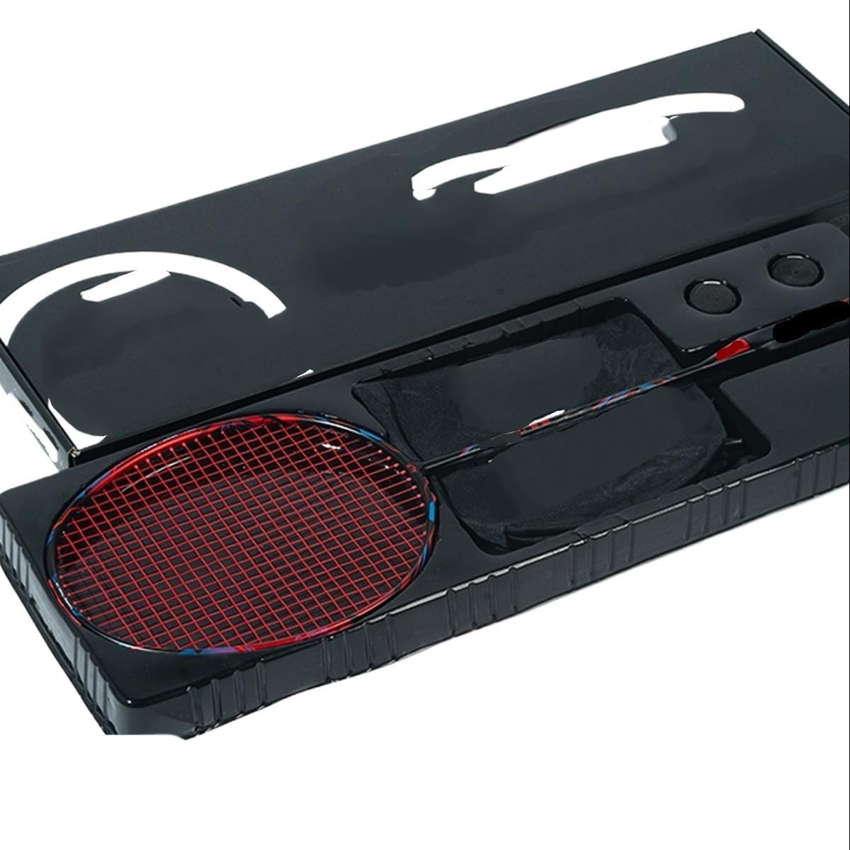 Badminton Set Racchetta da Badminton Ultraleggera 52 g con Rimbalzo rapido e Racchetta Professionale in Fibra di Carbonio
