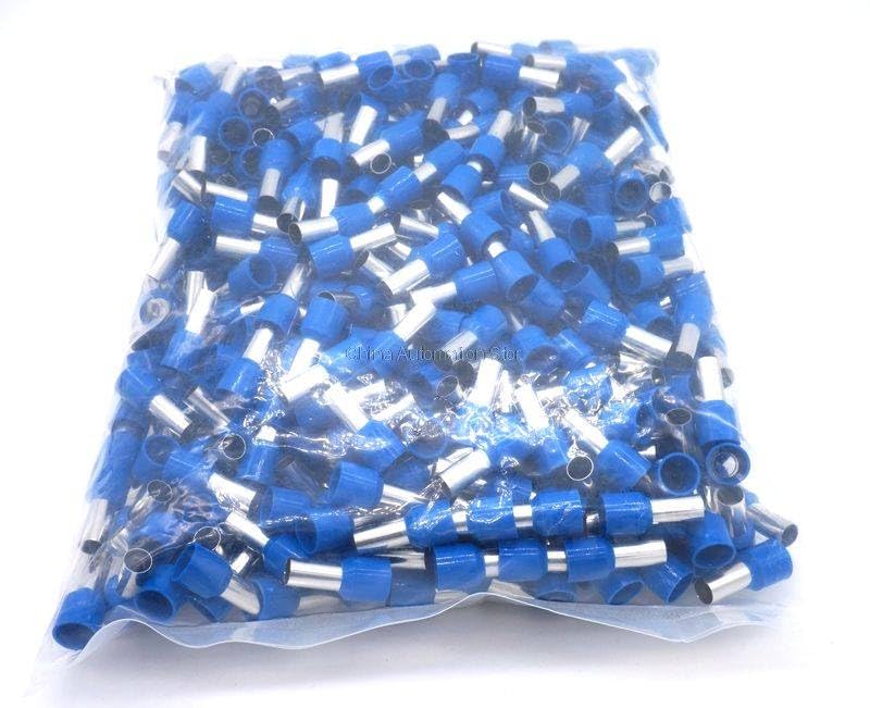 Real Terminales E16-12 Insulated Cable Cord End Bootlace Ferrule Terminals Tubular Wire Connector 1000pcs