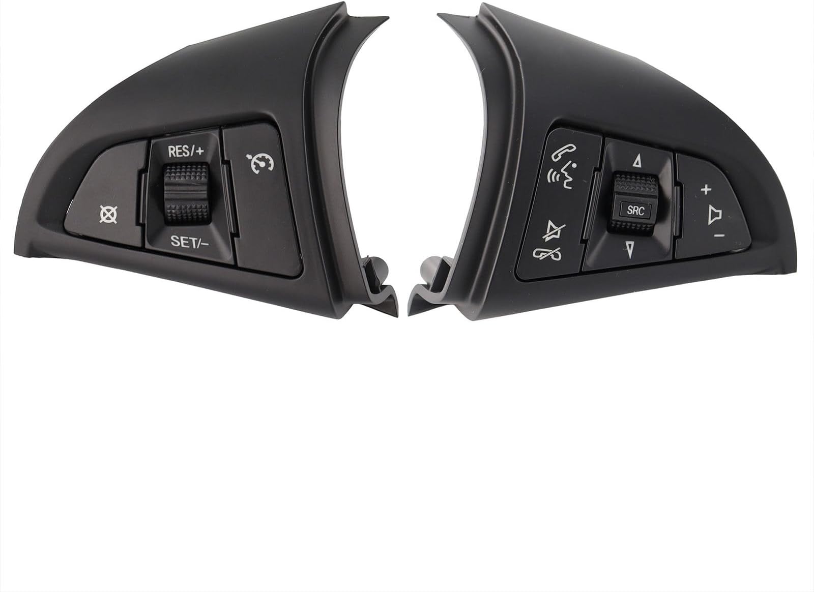 Steering Wheel Audio Volume Cruise Control Switch Button for Chevrolet Cruze 2009-2014 ABS Multifunction Replacement 96892135 96892140 Steering Wheel Accessories-Left+Right
