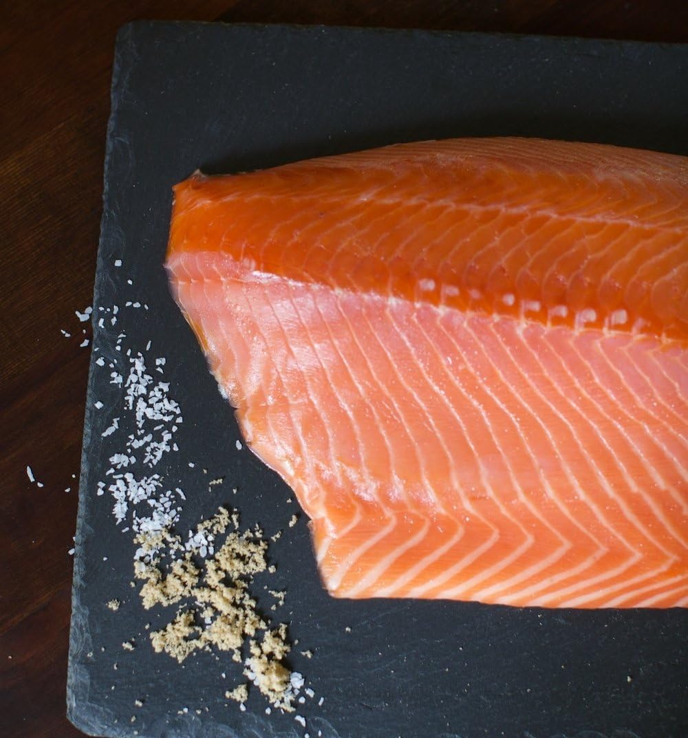 Atlantic Cold Smoked Salmon - Irish Thin Sliced and Certified Organic - Naturally Smoky Salmon Meat from Samaki
