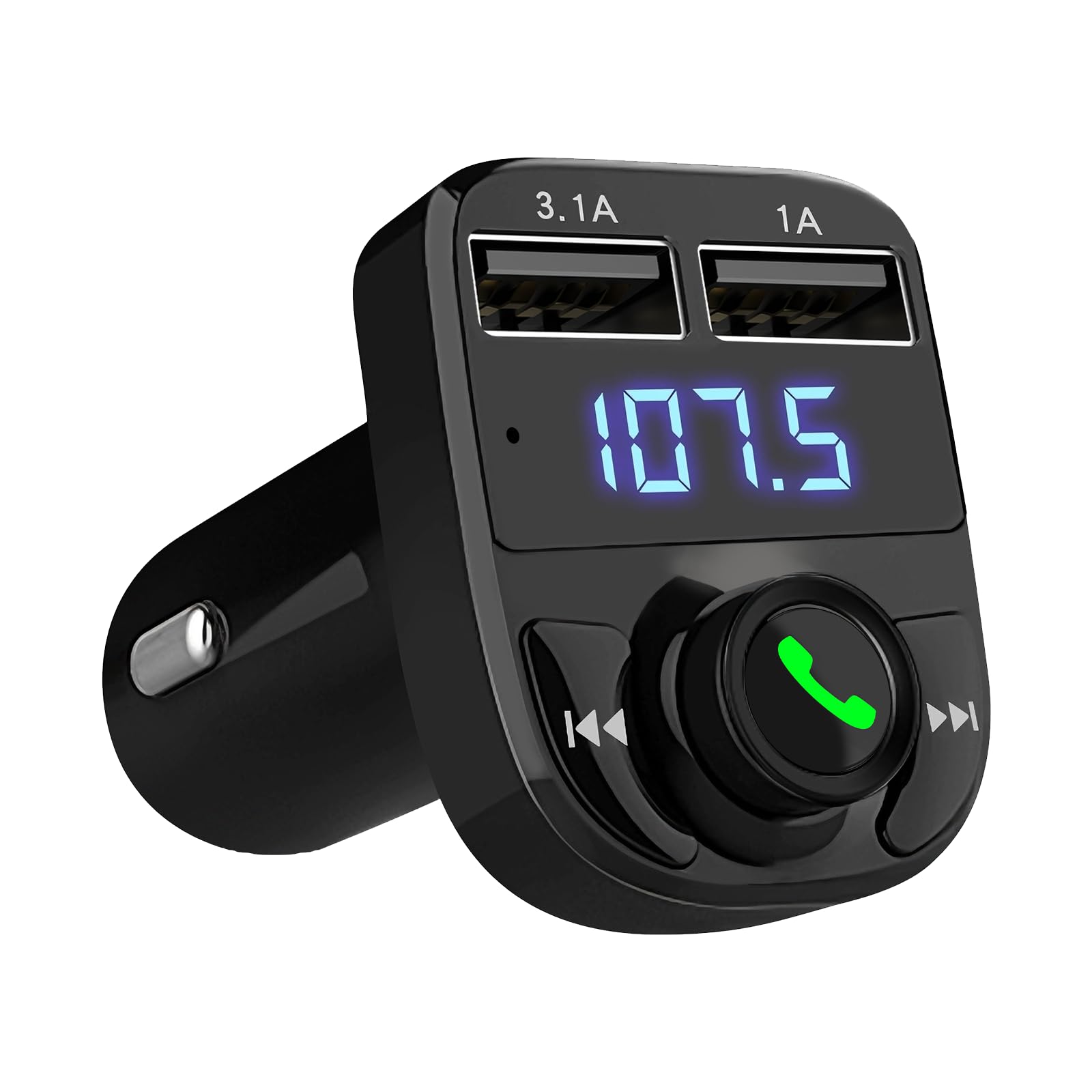 Amazon.com: LIHAN Handsfree Calling Car Charger,Wireless Bluetooth 5.3 FM  Transmitter Radio Receiver,MP3 Audio Music Adapter,Dual USB  Ports,Compatible for iPhone Samsung Smartphones,Spotify & GPS Navigation :  Electronics