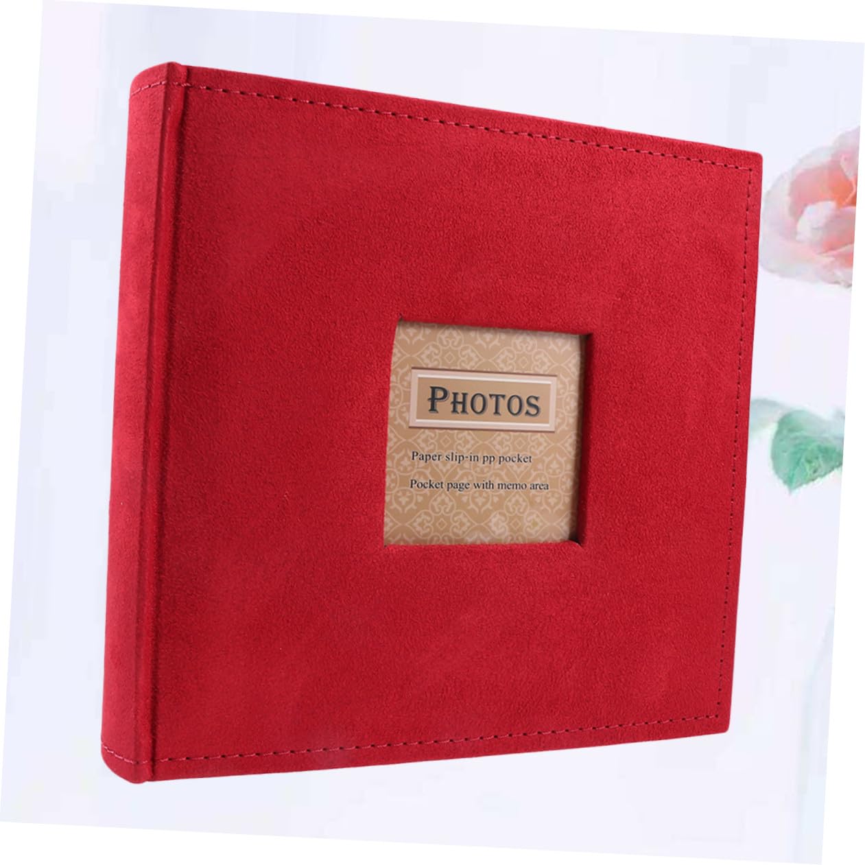 Zerodeko 1pieza Álbum De Fotos Infantil De Álbum De Recuerdos Para Fotos Para Graduaciones y Viajes Color Rojo
