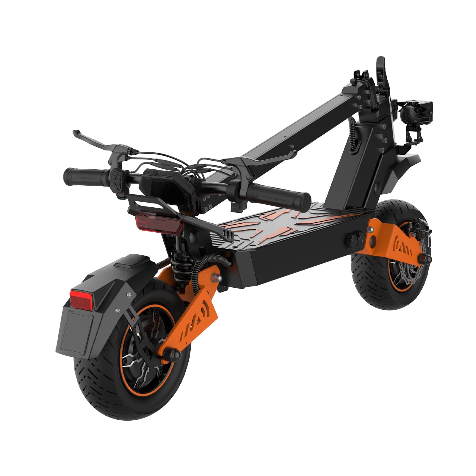 VELOFLOW Patinete eléctrico para Adultos, batería 23,4 Ah (autonomía 85 km), amortiguadores hidráulicos de Brazo (Delantero/Trasero), propulsión Doble + 2 Motores, Neumáticos 12", inclinación 35° — view 10