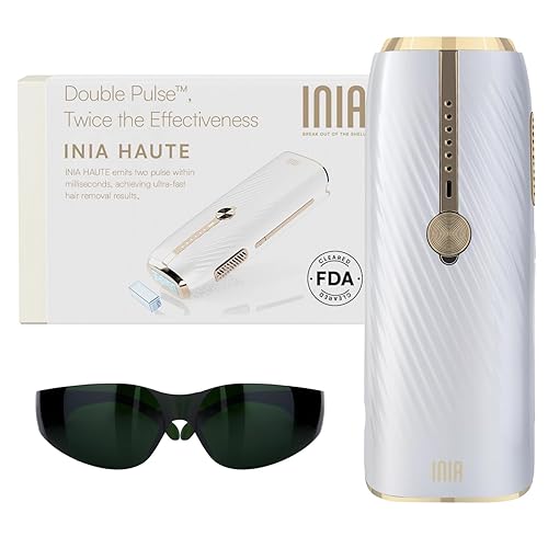 INIA Depilación láser para mujeres y hombres, dispositivo de depilación IPL con enfriamiento de hielo de zafiro, doble efectividad y 5 destellos por disponible en Yaxa Venezuela