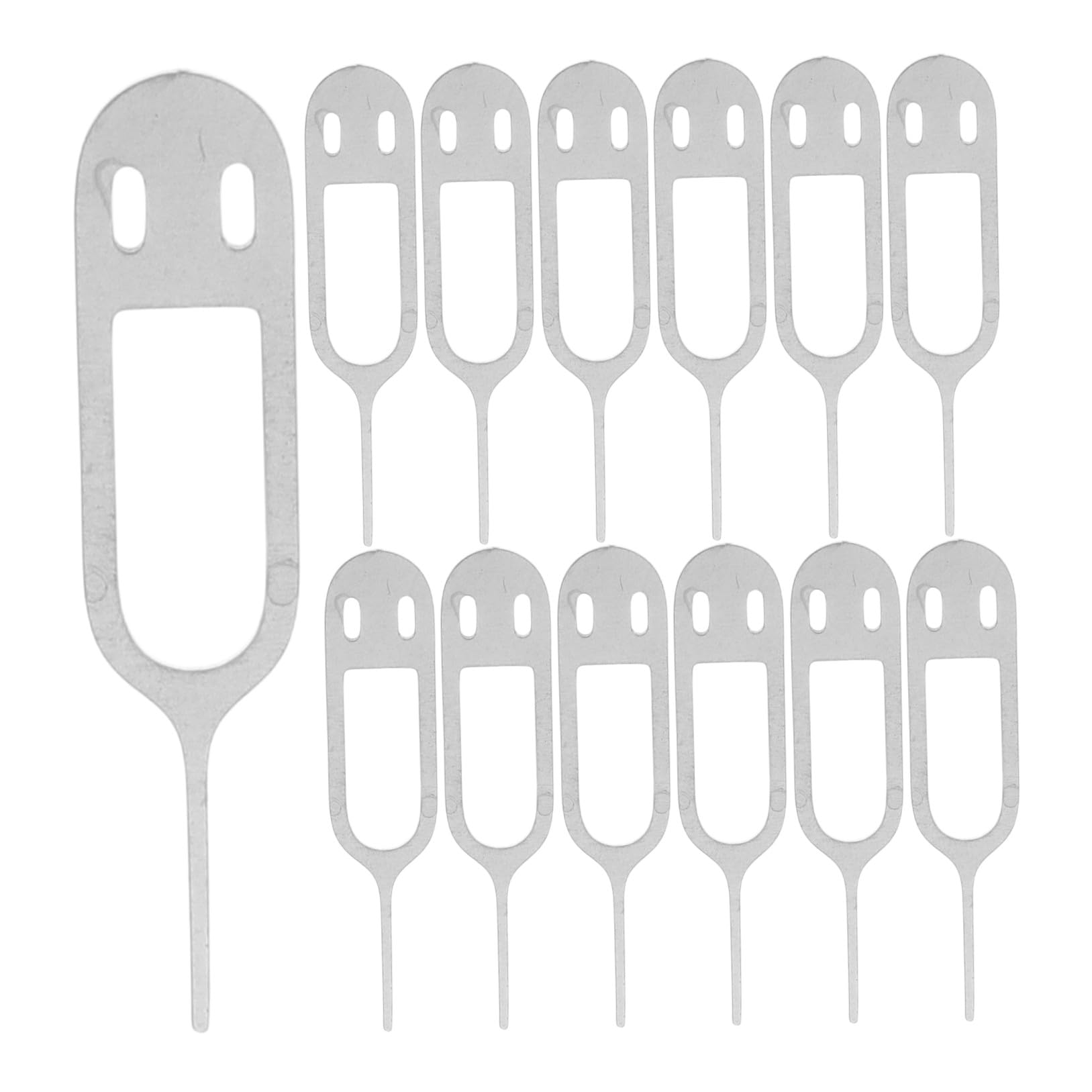Homoyoyo 50piezas Pin De Expulsión De Tarjetas De Teléfono Móvil De Acero Inoxidable Herramienta para Pin De Sim De Extracción De Sim Útil para Extraer Tarjetas De Dispositivos