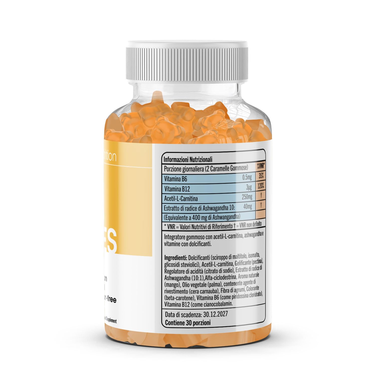 acetil l carnitina drug GN Acetyl L-Carnitine Gummies | 60 Carnitine Candies for Men and Women - 1000 mg Acetyl-L-Carnitine Per Dose with Ashwagandha, Vitamins B6, B12 CJC-1295 with IPAMORELIN Wellnaris Inhoud/maat:100g