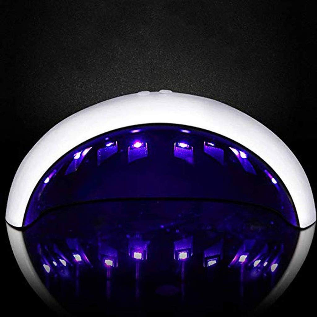 FAXIOAWA Macchina per fototerapia, Lampada per Unghie Gel a LED da 36 W con sensore Automatico a 3 impostazioni del Timer per smalti Gel