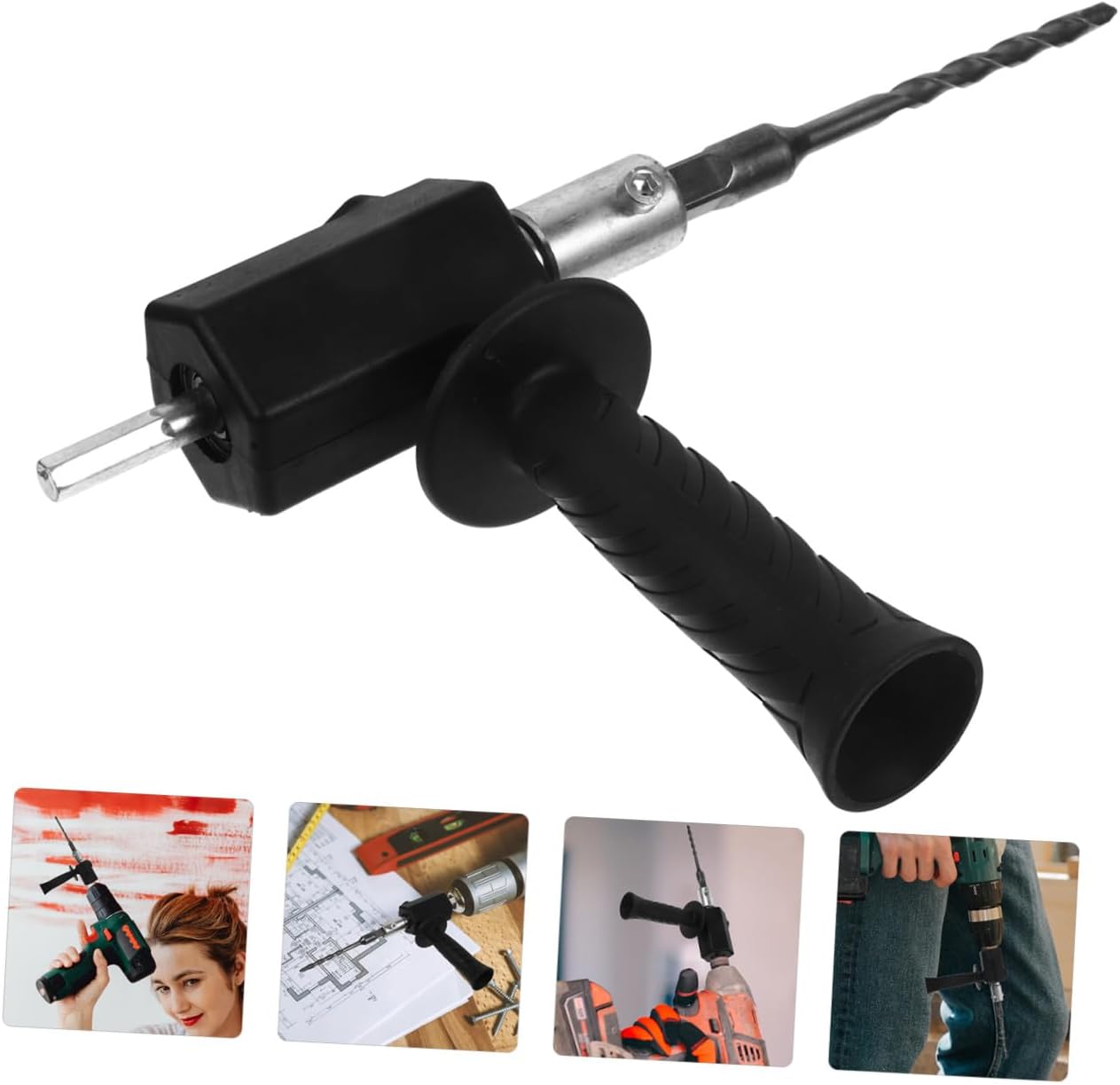 LALAFINA 2sets Hand Electric Drill Adapter Conversion Drill Converter for Efficient Drilling Tasks Compact Design for Easy Handling