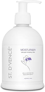 ST. D'VENCE All Seasons Original Moisturizer Body Lotion for Winter with Almond Oil & Aloe Vera | Non Sticky & Ultra Light Oil Free Moisturizer Cream- 300ml