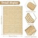 18'' Width Rattan Cane Webbing Roll Caning Material Weave Rattan Fabric Furniture for Caning Projects Pre Woven Open Mesh Cane for Cabinet Bed Chair Repair Material DIY Supplies(1 Feet)