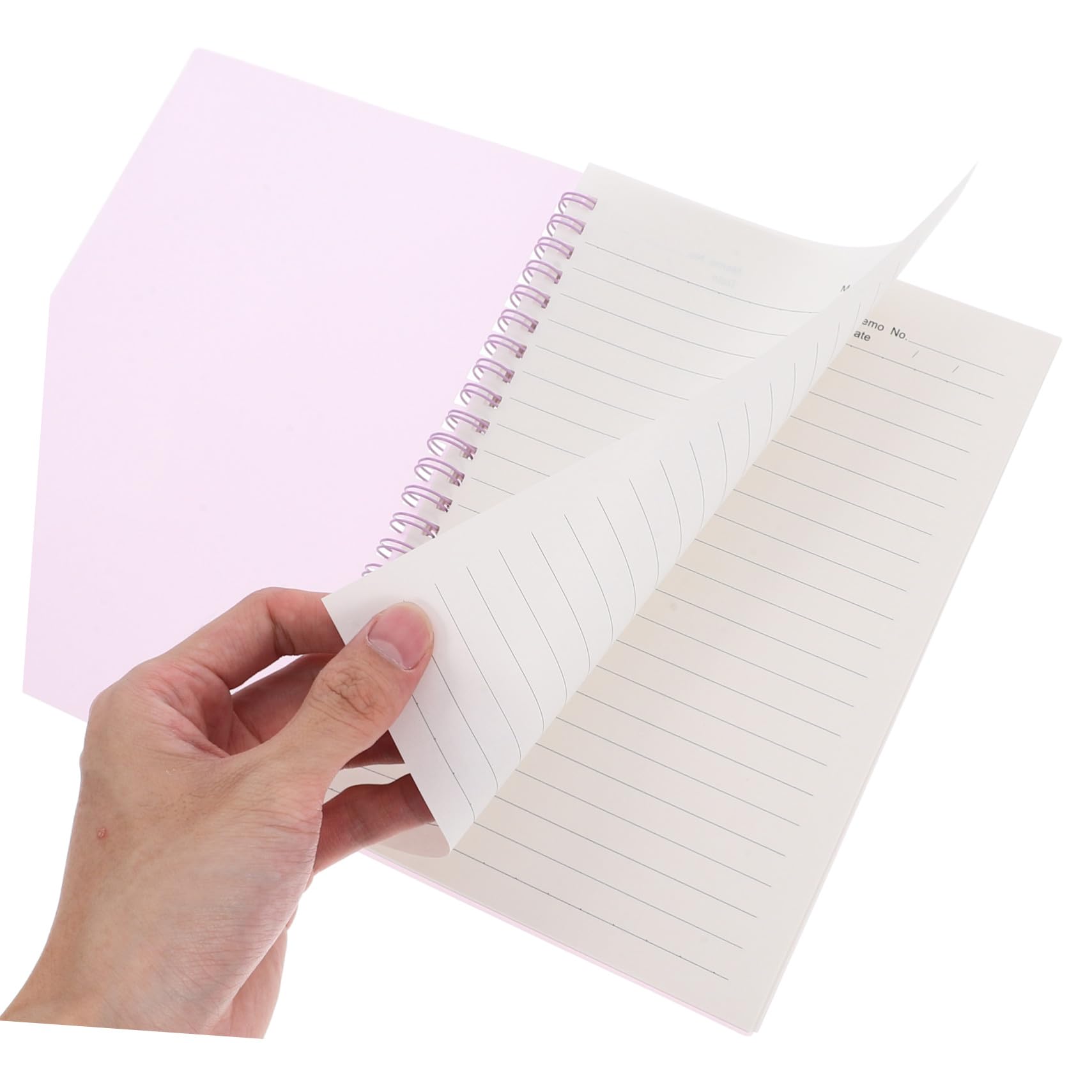 Homoyoyo 5pièces Lot De Carnets à Spirale Pages Lignées Cahier Pratique Pour Bureau Bloc-notes Pour Écriture Fluide