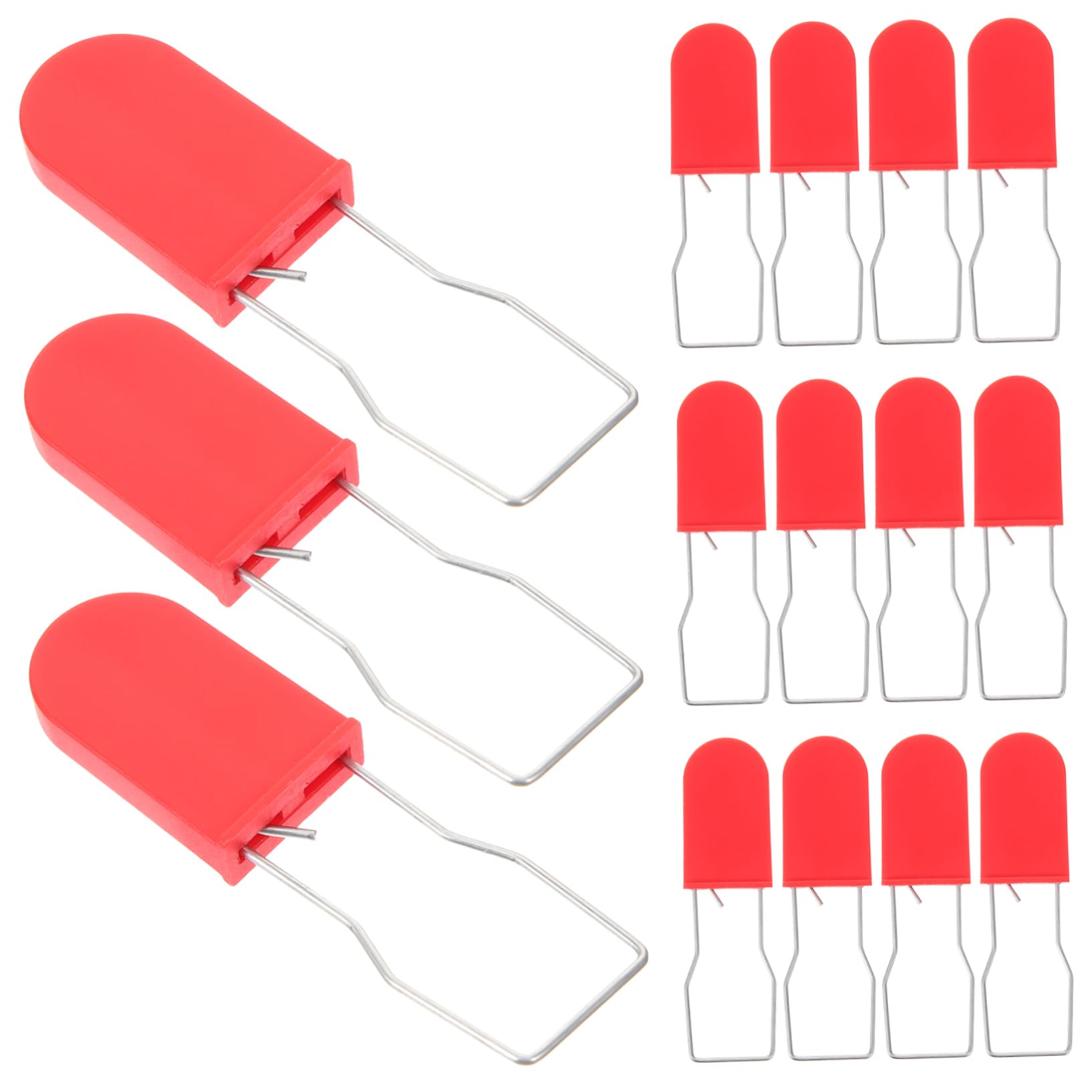 COSMEVIVI 50pcs Plastic Wire Padlock Seals Anti Tampering Safety Seals for Containers Equipment