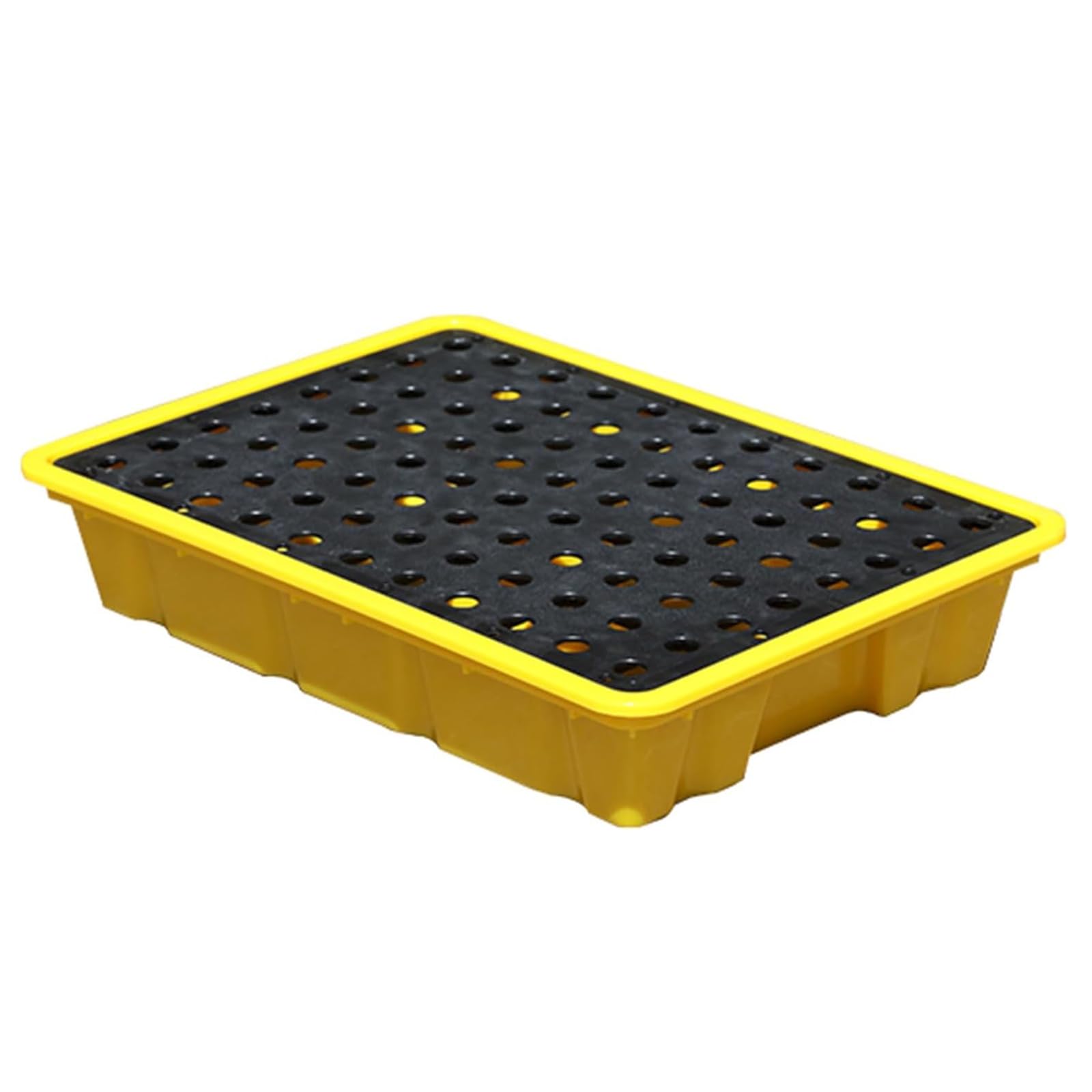 Palette empilable anti-déversement avec drain amovible 40kg