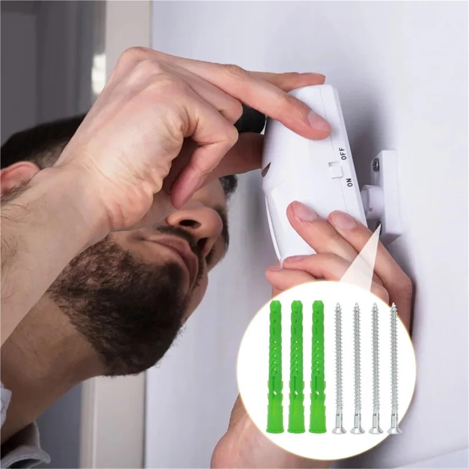 Fisher Tasselli Tubo con tappo a vite ad espansione Elementi di fissaggio for bullone autofilettante alta resistenza for carichi pesanti(30Sets)