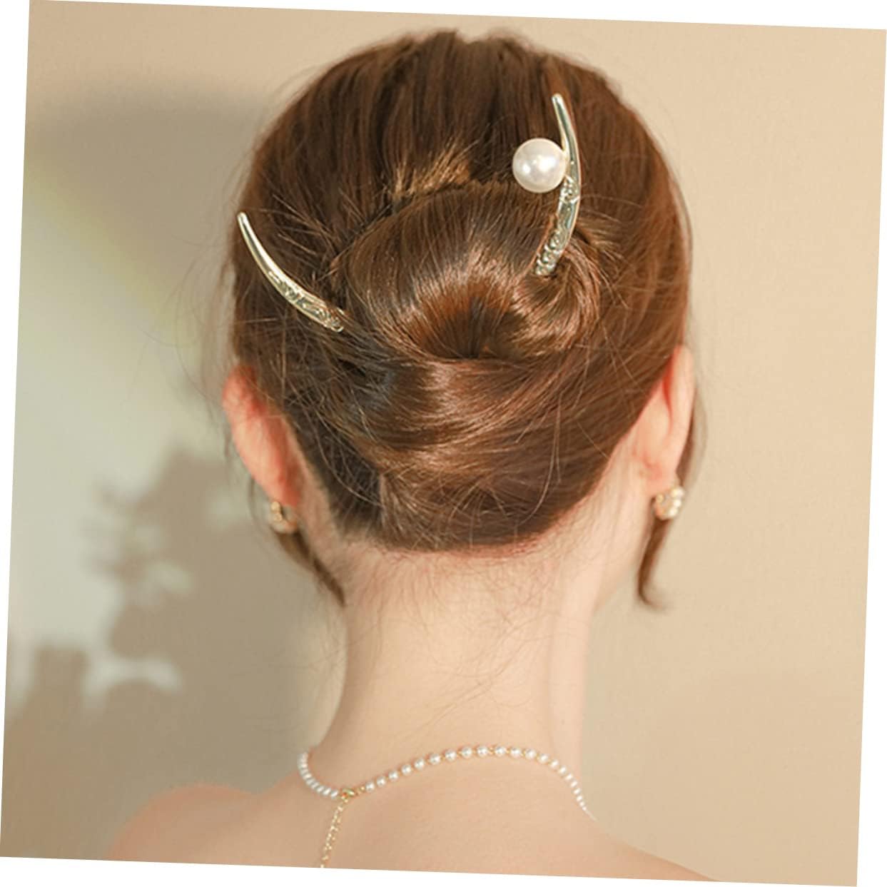 かんざしの髪飾り ヘアピン ヘアフォーク ムーンヘアスティック 日本の 