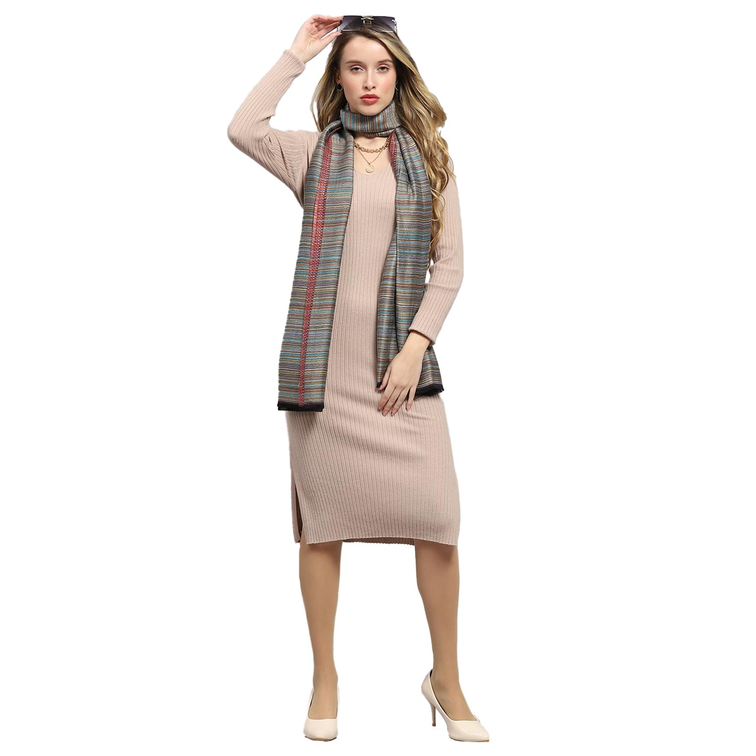 monte carlo Womens Self Design Stole (224STL4239)-picture-24