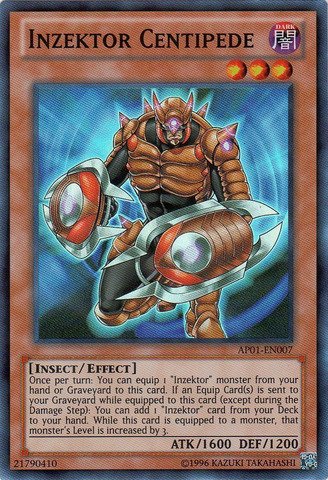 YU-GI-OH! - Inzektor Centipede (AP01-EN007) - Astral Pack: Booster One - Unlimited Edition - Super Rare