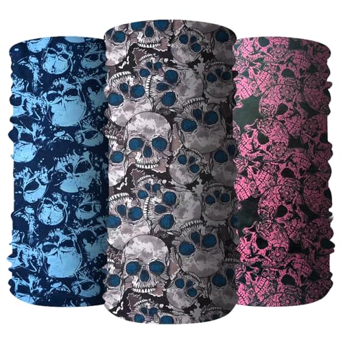 Image of 9-Pack Balaclava Face Mask for Men & Women - UV Protection Neck Gaiter, Multi-Use Cycling Mask & Breathable Headband