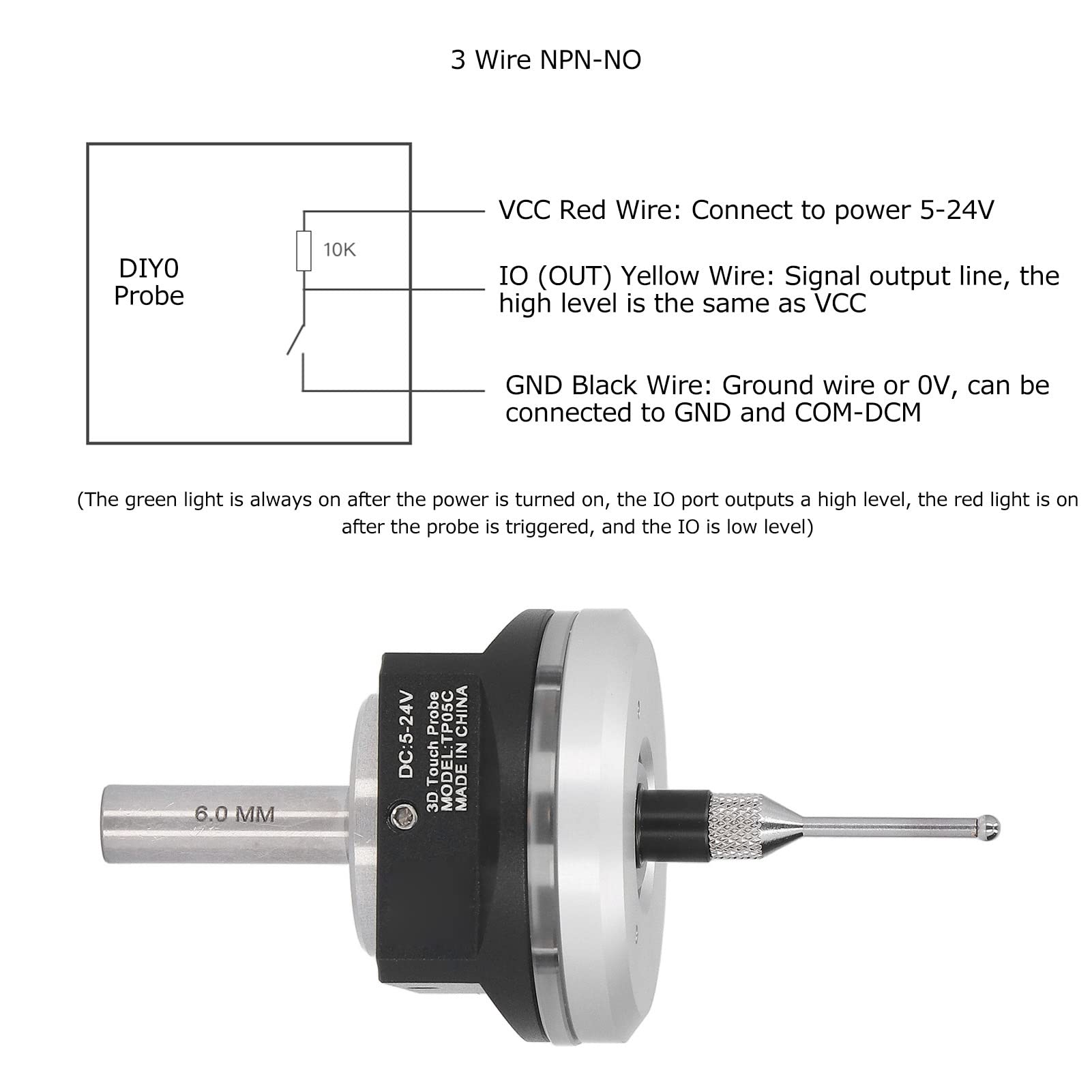 Kit Professionnel de Localisateur de Bord Tactile 3D pour CNC Haute Précision avec Remplacement de Bille en Acier Tungstène