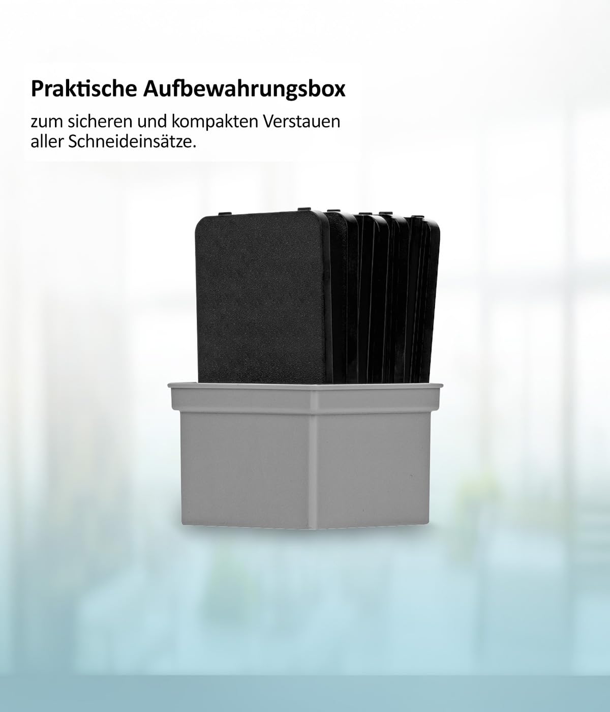 Genius Gemüseschneider Nicer Dicer Mando 12tlg., Gemüsehobel, Gemüse Schneider, Gurkenhobel, Mandoline Vegetable Chopper mit 6 austauschbaren Klingen, Küchenhobel (Rot-Grau)