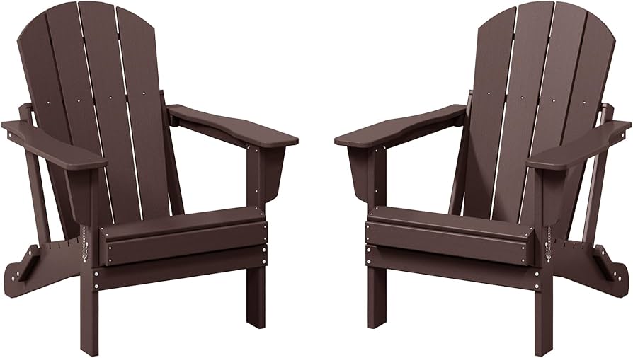 dark brown resin adirondack chairs