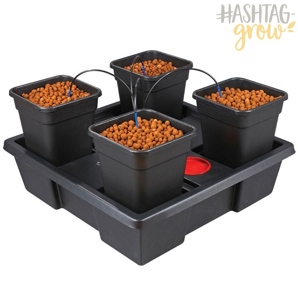 AtamiNutriculture Wilma System for 4 Plants, Hydro Grow Irrigation System (11L Pot)