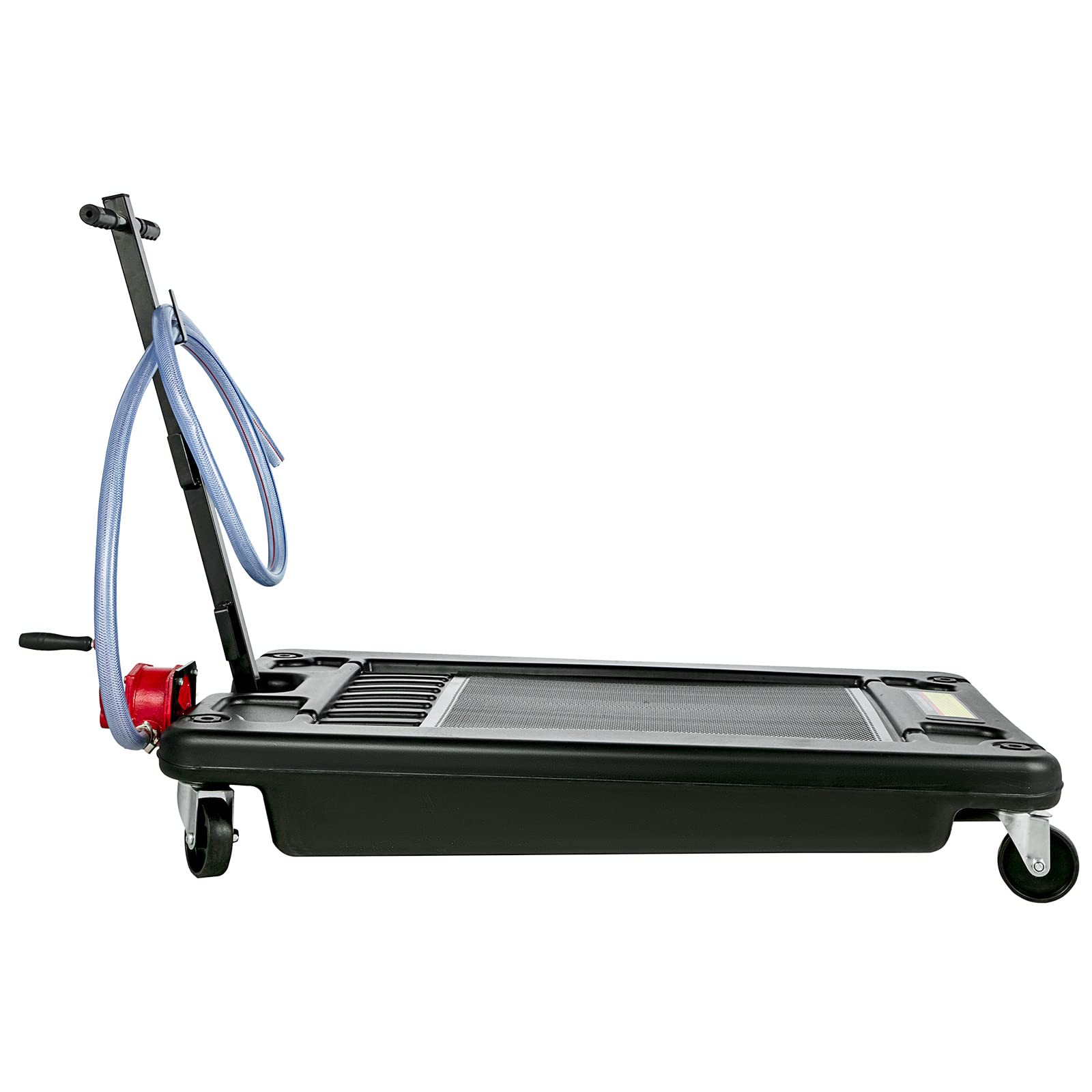 VEVOR Bandejas Colectoras de Aceite 64 L, Bandeja Recolectora de Aceite de Carro Manguera de 244 cm, Contenedor Recolector de Aceite, Bandeja Recolectora de Aceite de Mango Largo, Bandeja de Aceite