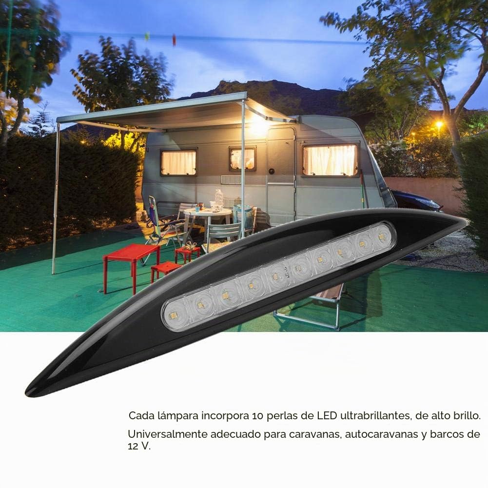 Luz LED Terisass Luz impermeable para toldo para caravanas RV y barco 12V 5W Negro