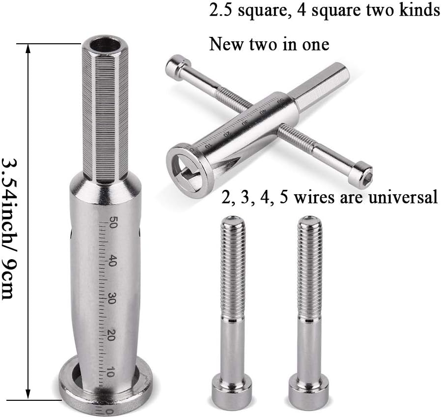 Wire Twisting Tools, Wire Stripper and Twister Tool, Portable Quick Connector Twist Wire Tool for Power Drill Drivers, Power Tool Accessories Simultaneously Stripping and Twist Wire Cable