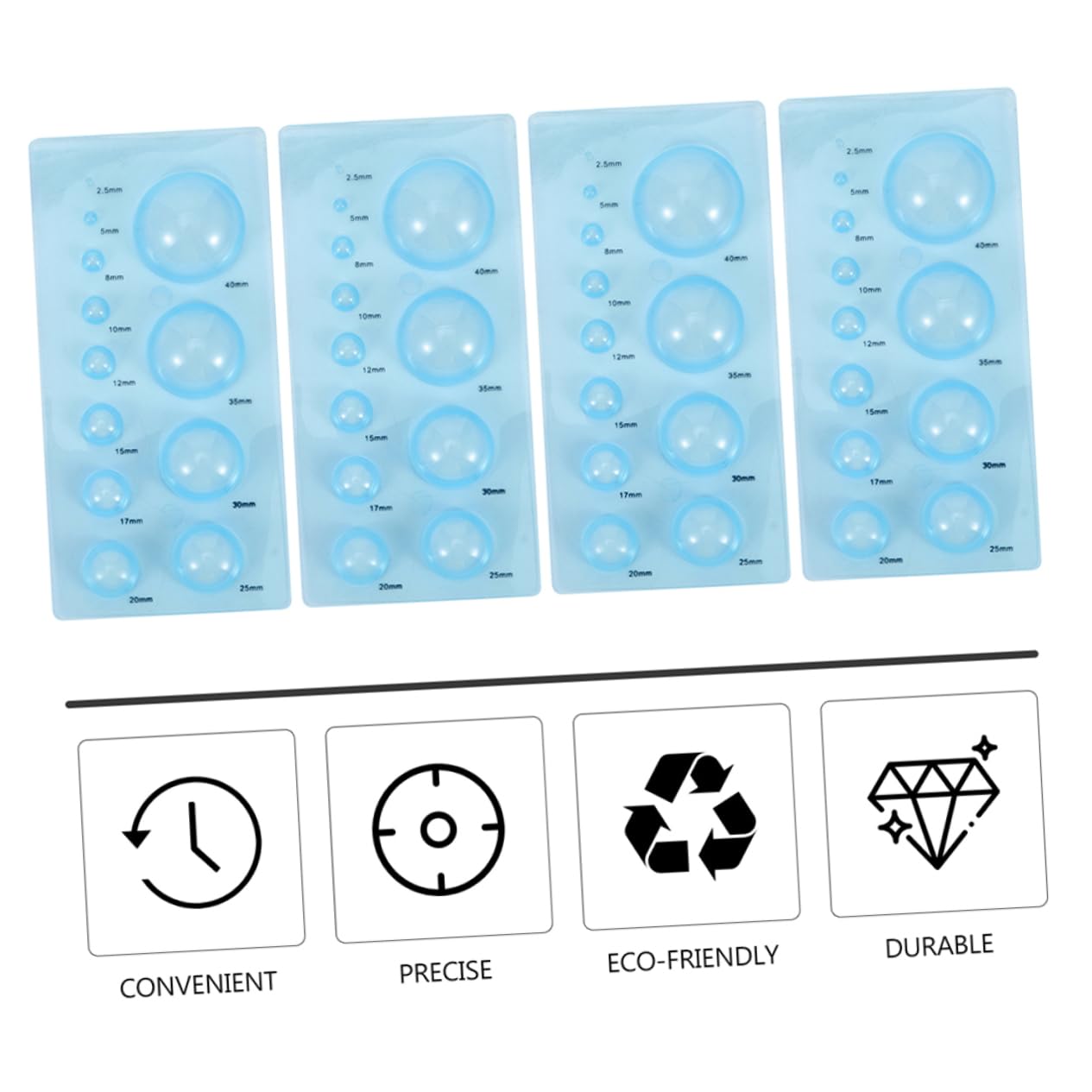 SHINEOFI 12stücke Papier Quilling Werkzeug Teiliges Kugelförmige Quilling Formen Für Papierhandwerk Leicht Und Tragbar Aus Robustem Material Für Kreative Bastelprojekte Mit Kindern