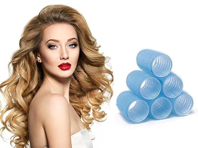 Prime Set Of 6 Pcs Professional Self Grip Hair Rollers For Wavy And Curly Hairs Hair Volumizer Accessories For Women Mul