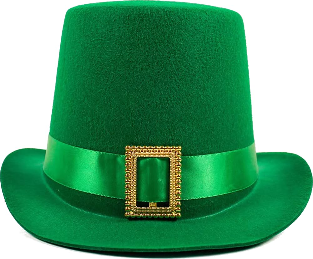 Tone On Tone St. Patrick's Day Green Leprechaun Hat Costume Accessory